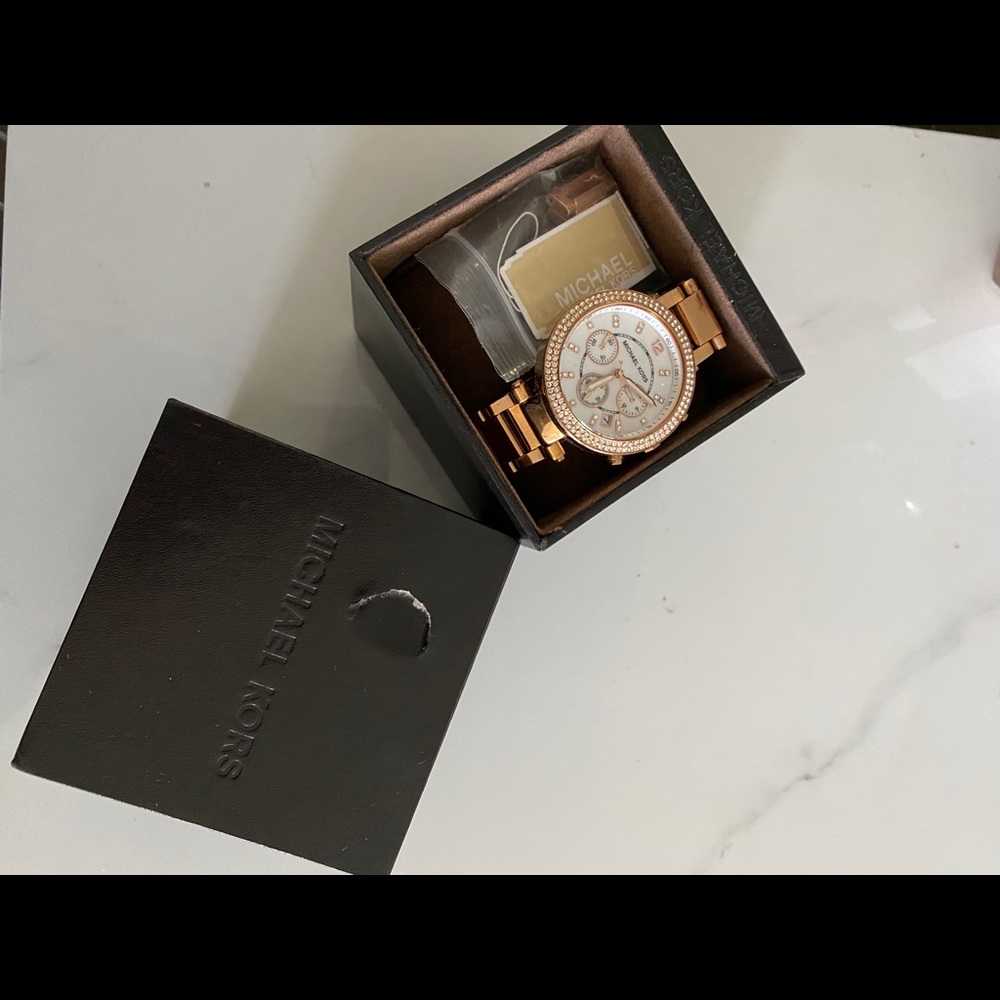 Authentic Rose gold Michael Kors watch